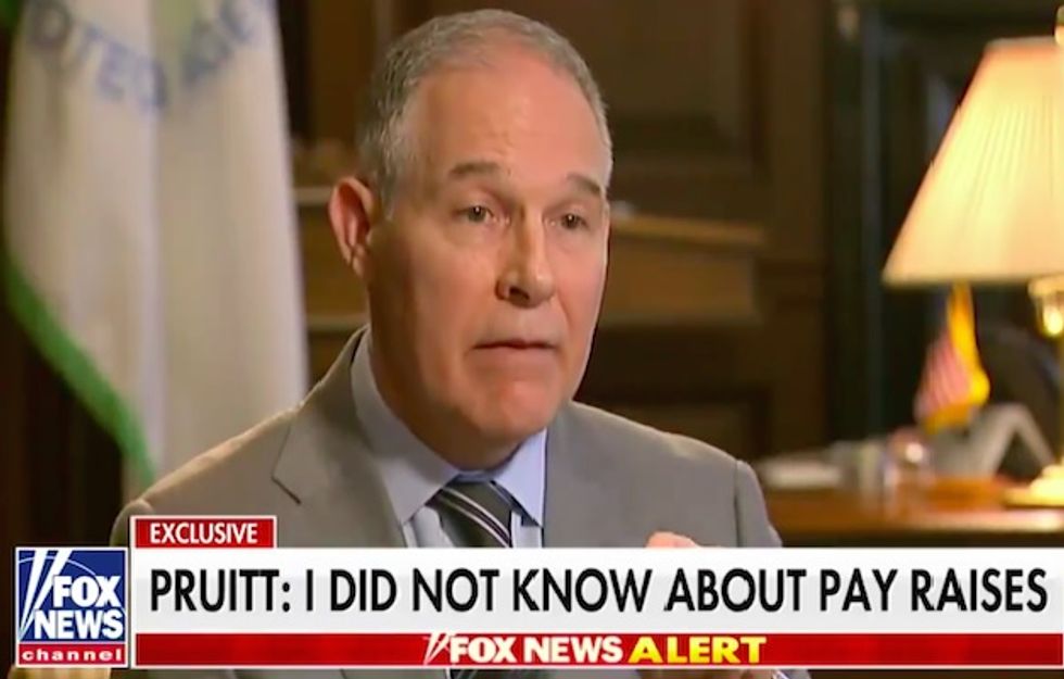 Scott Pruitt Doesn't Need You Guys. All He Needs Is This $43,000 Phone Booth And 'CHOCOLATE FREEDOM'!