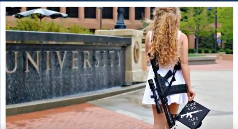 Gun-Lovin' Idiot Challenges David Hogg To Good Old-Fashioned ARM RASSLIN' MATCH!