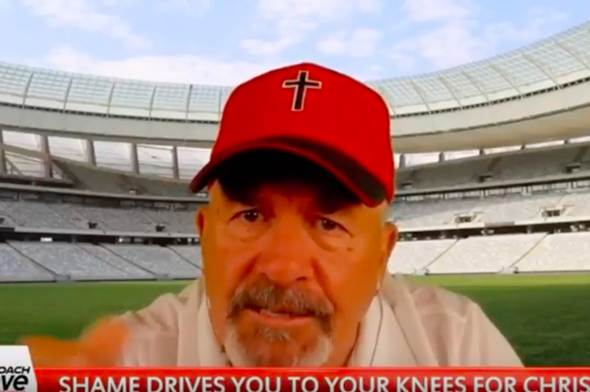 Man In Dumb Hat Thinks He's Gonna 'Shame' All The Gays, Abortion-Havers And Muslims
