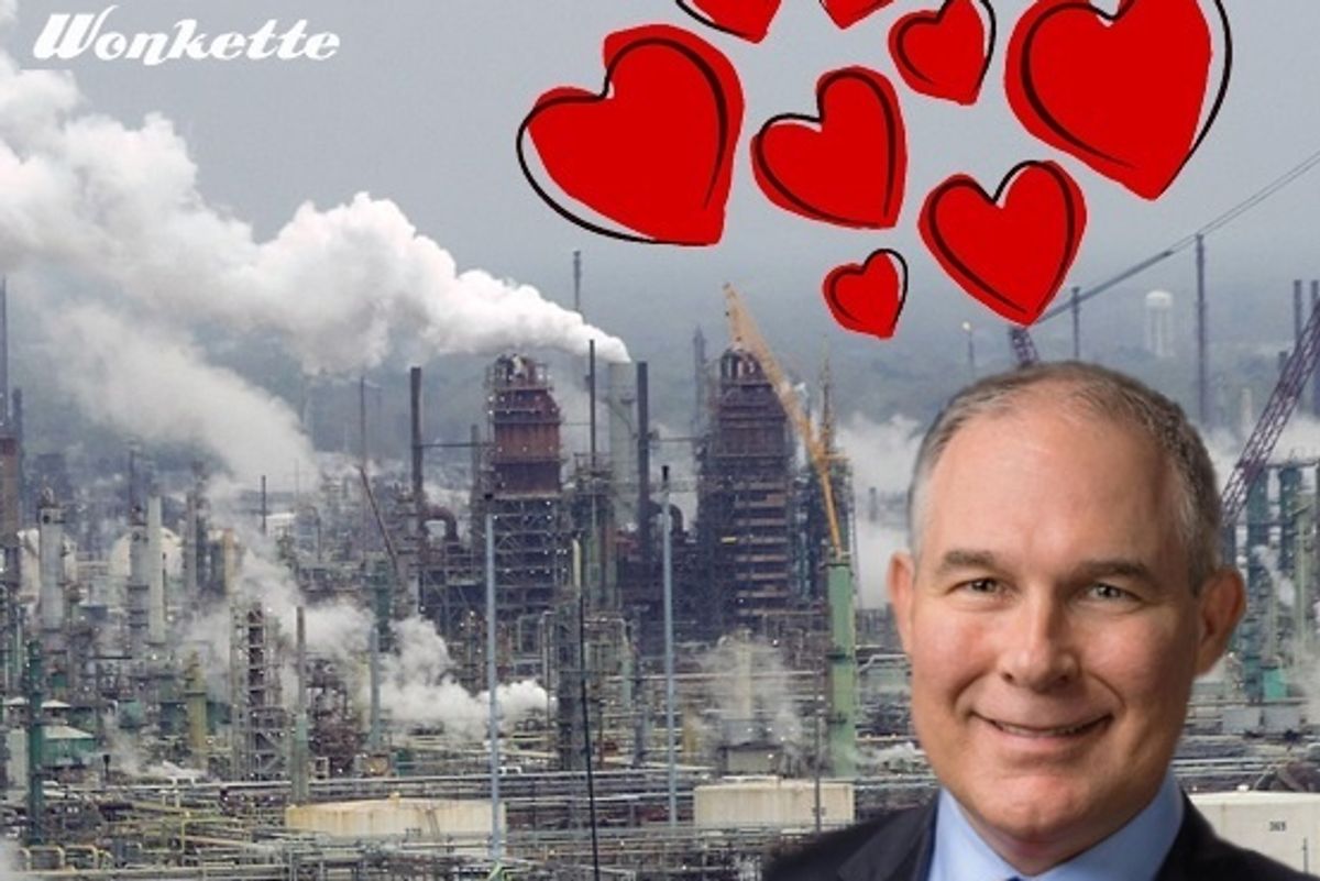 Scott Pruitt Sexted Big Oil. There Was So Much Lube.