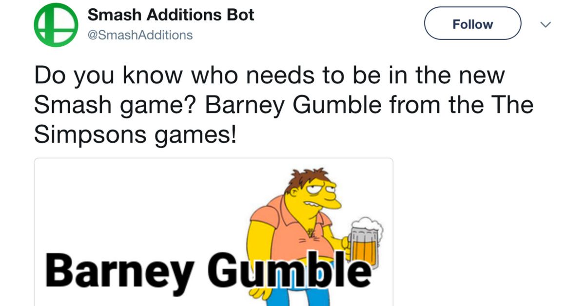 This Bot Suggests Hilariously Random Characters That Should Join The 'Super Smash Bros' Universe 😂