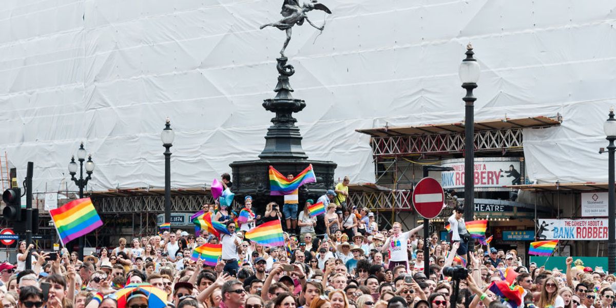 Marchers at London Pride Stopped by Anti-Trans Group