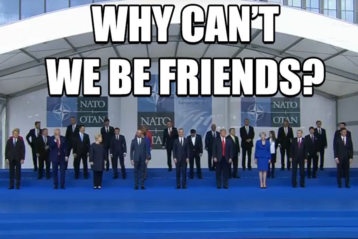 NATO, Our Darling Enemy. Wonkagenda For Wed., July 11, 2018