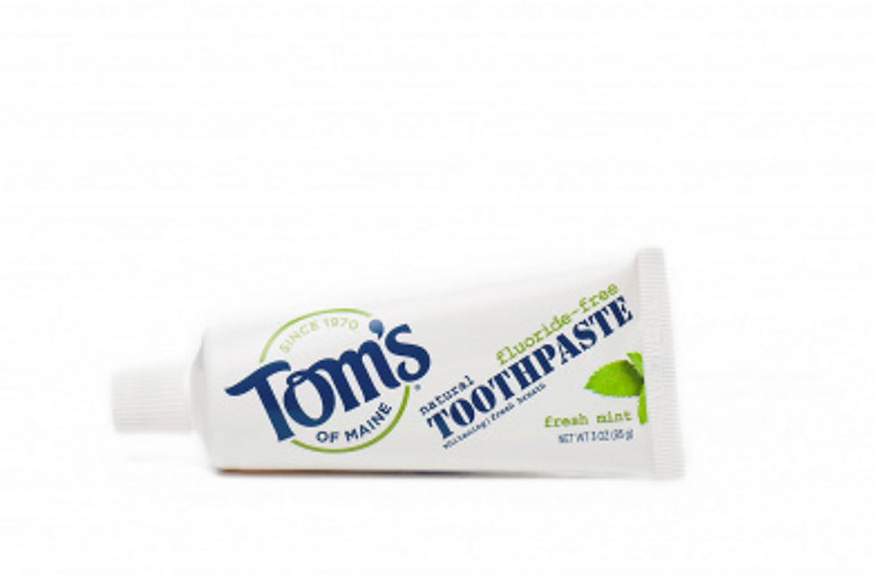 best self care travel essentials tom's natural toothpaste