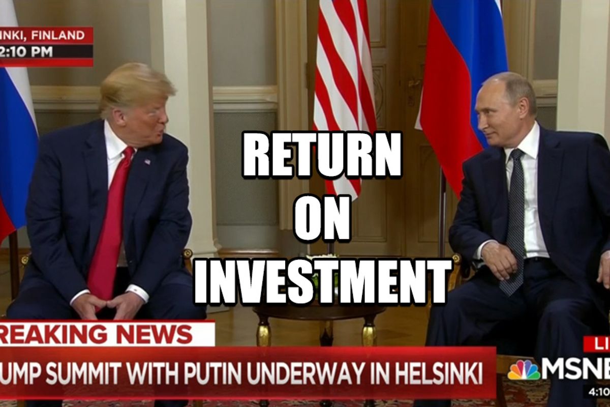 Bought And Sold. Wonkagenda For Mon., July 16, 2018