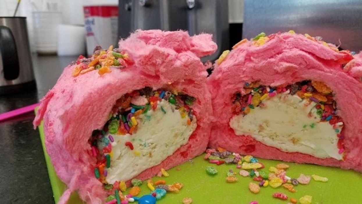 pink unicorn burrito