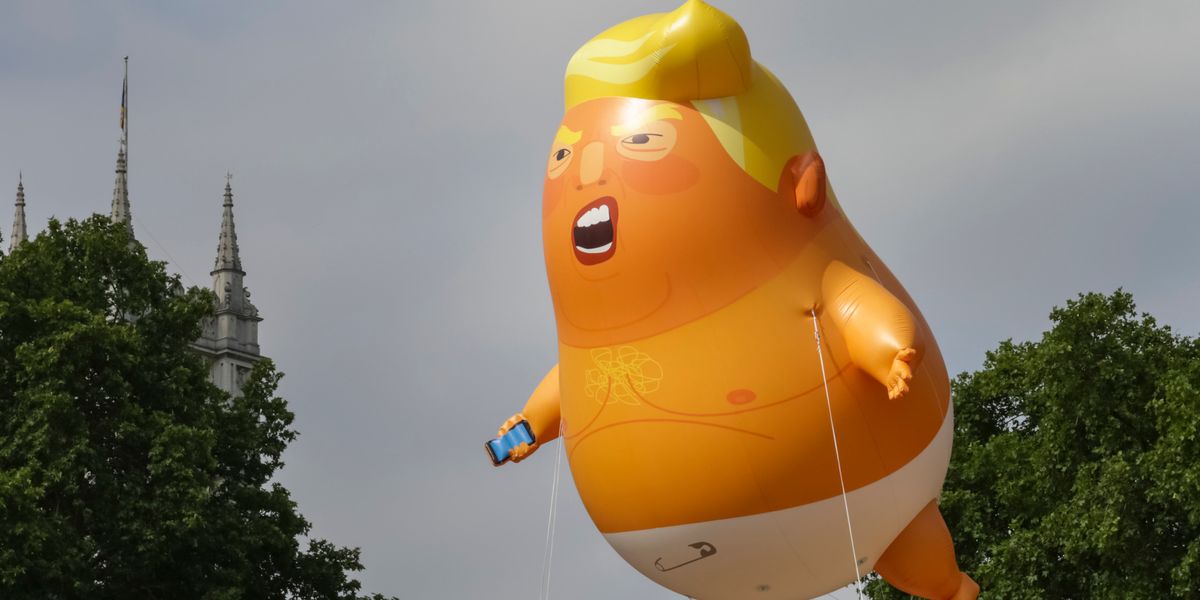Big Baby Donald Trump Blimp Headed to America