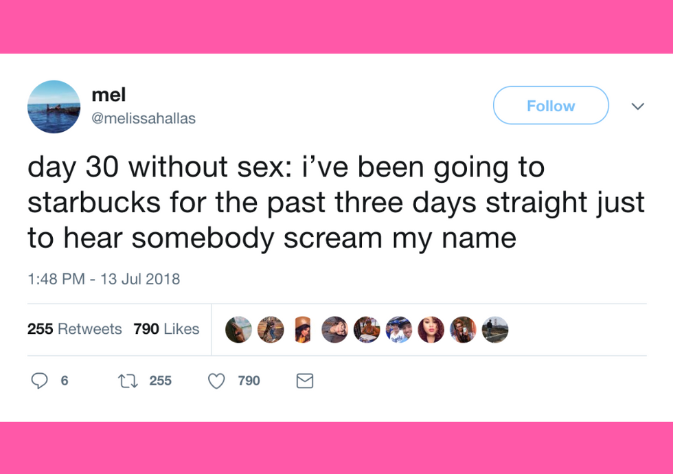 All The Best 'Days Without Sex' Tweets The Internet Has Gifted Us