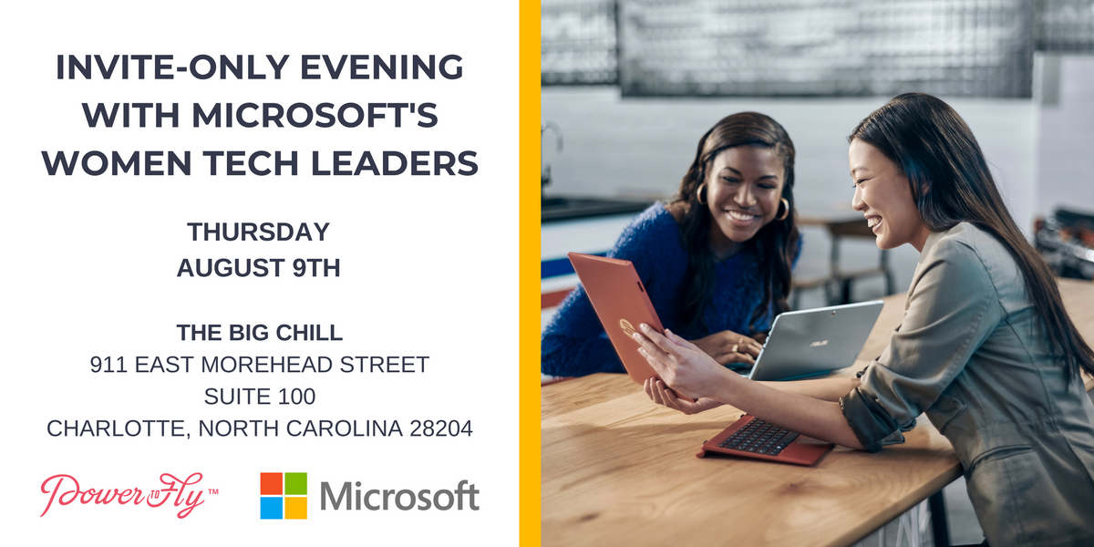 Invite-Only Evening with Microsoft’s Women Tech Leaders