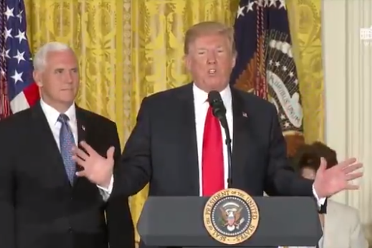 Is President Space Force Having A Space Stroke?
