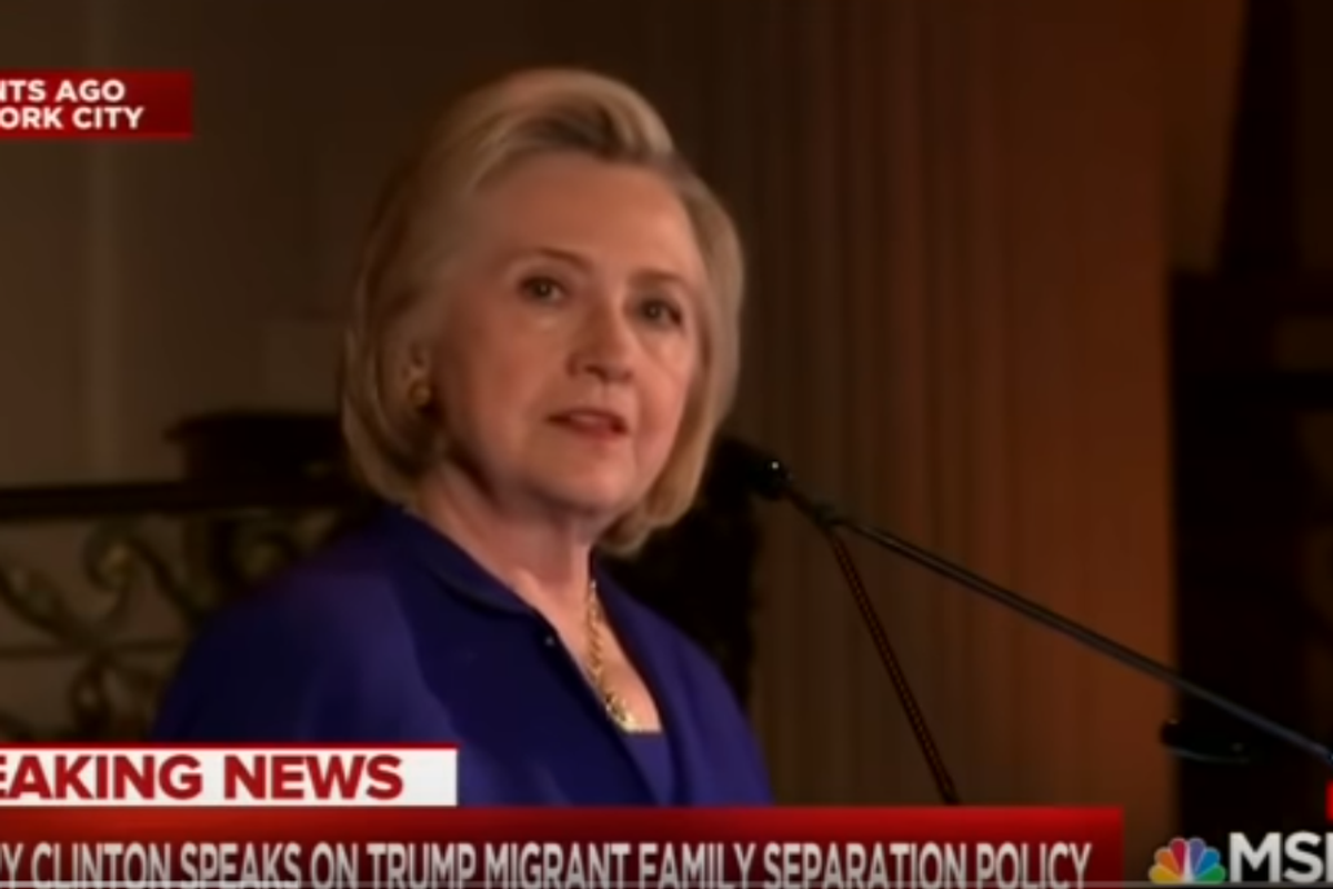 Hillary Clinton Warned Us About This. Now She's Saying It Again.
