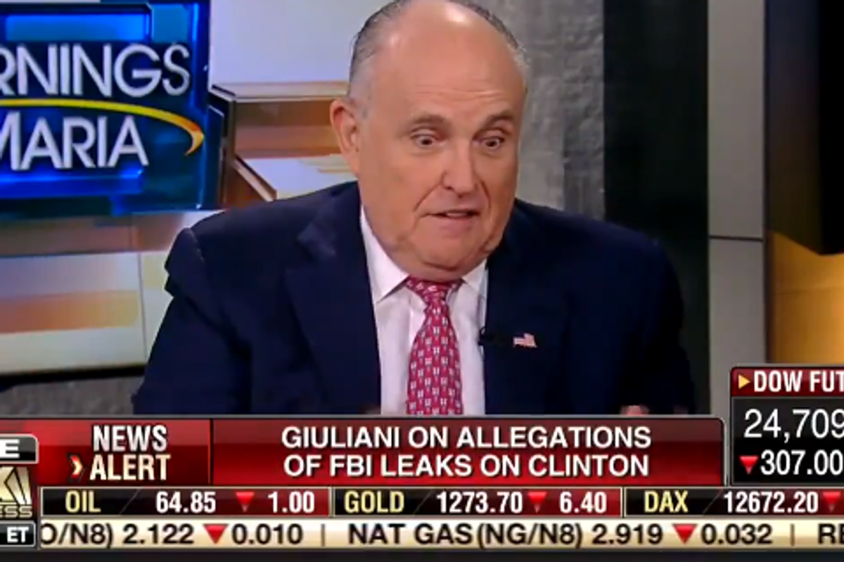 Rudy Giuliani Full Of Shit, According To Noted Legal Scholar Rudy Giuliani