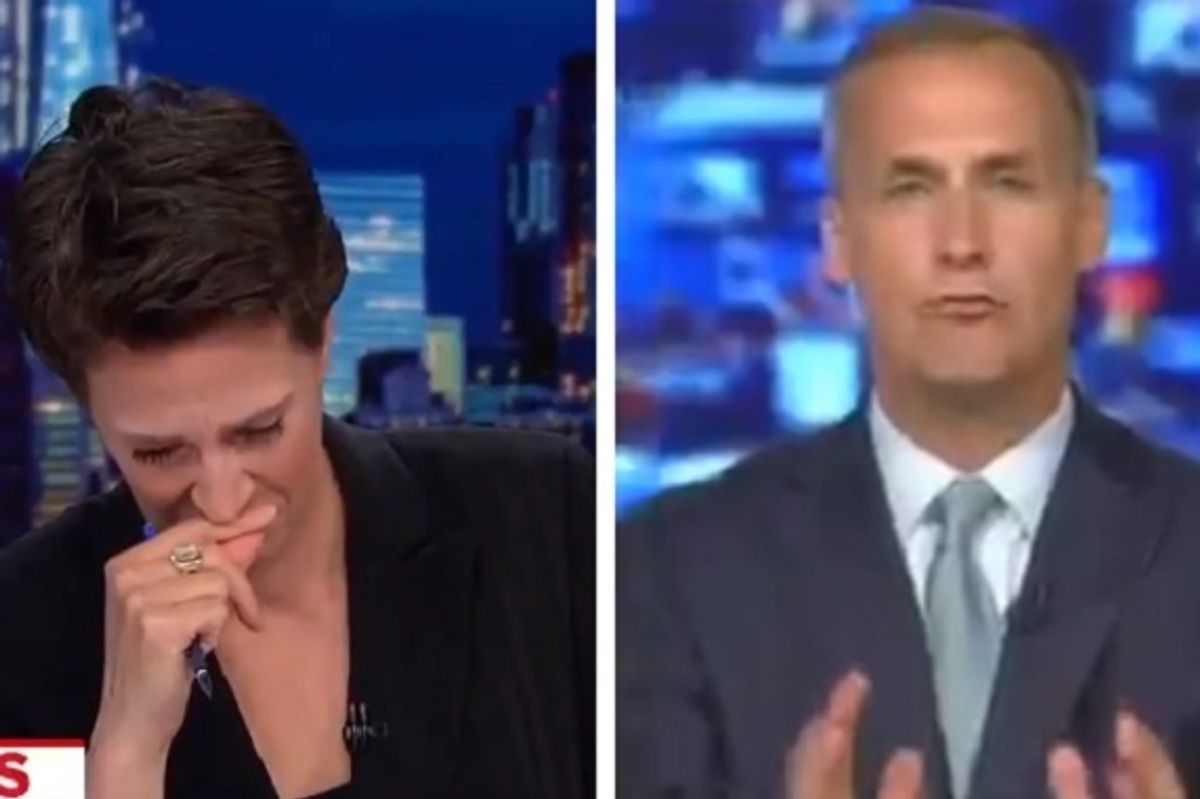 Corey Lewandowski Thinks Scared Disabled Lone Girl-Child Is HILARIOUS. Don't You?