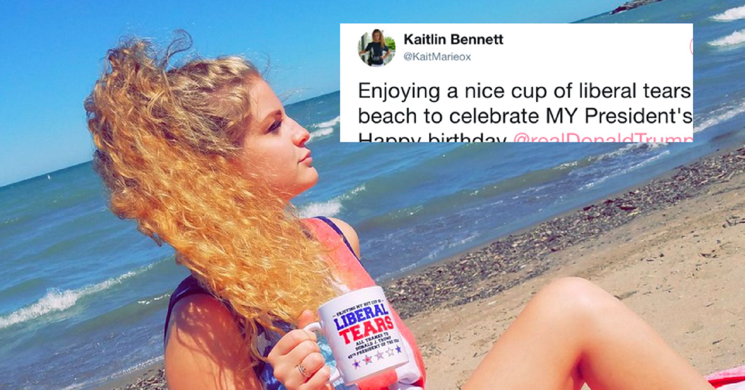 That Gun-Loving College Student Just Unknowingly Disrespected The Flag In A Pro-Trump Selfie