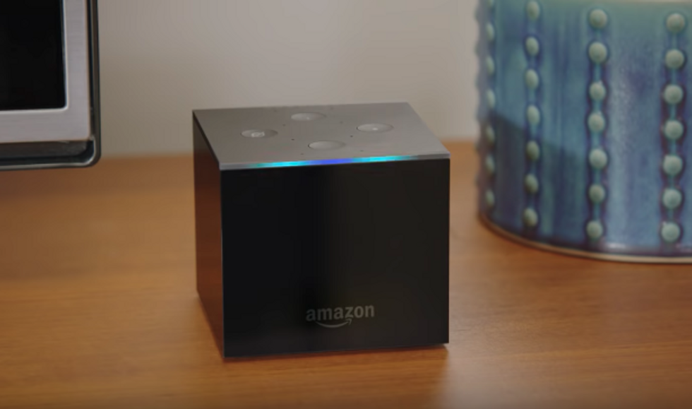 a photo of amazon Fire TV cube 