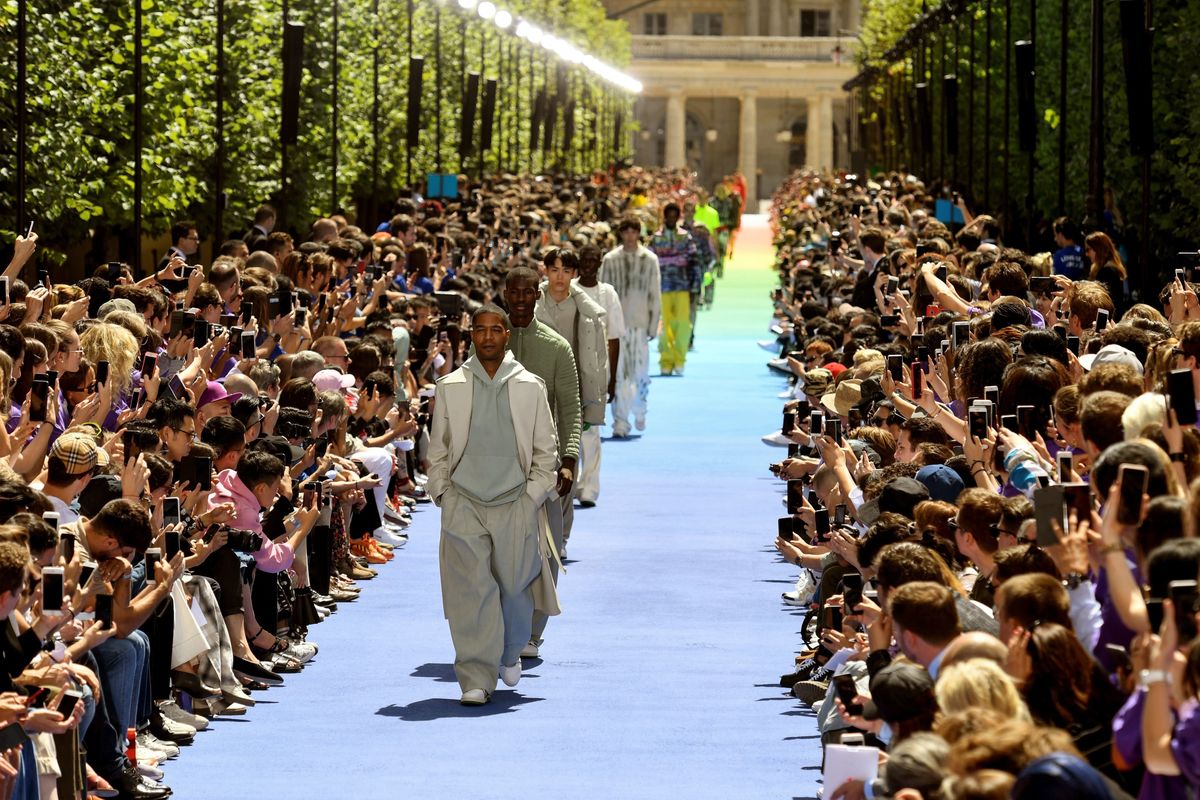 Everything at Virgil Abloh's First Louis Vuitton Show - PAPER Magazine