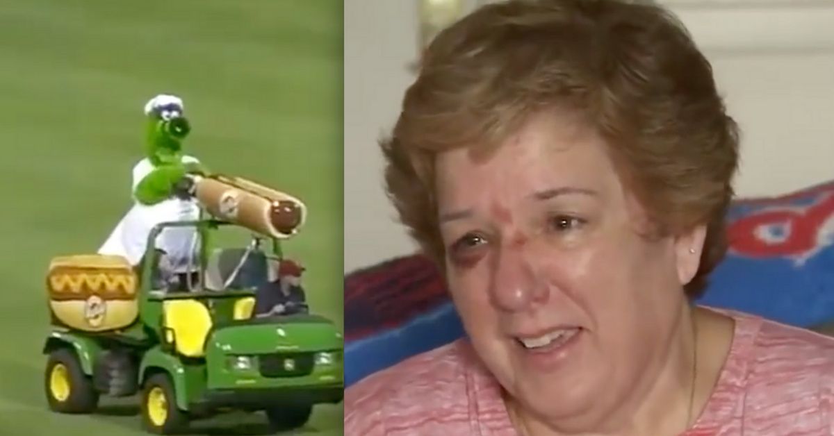 Hot Dog Launcher Accidentally Fires Into Fan's Face At Baseball Game, Giving Her A Black Eye 🌭😵