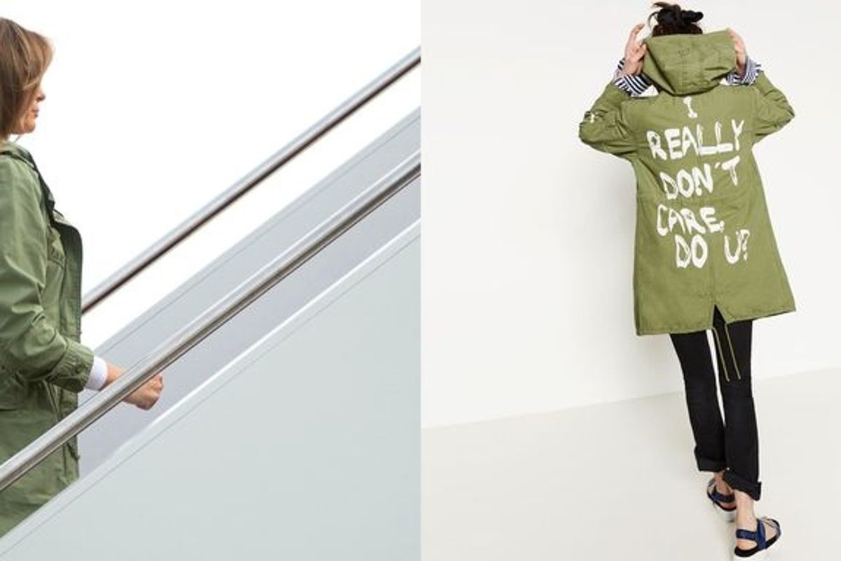 Melania Trump's Tone-Deaf Jacket Is a Distraction