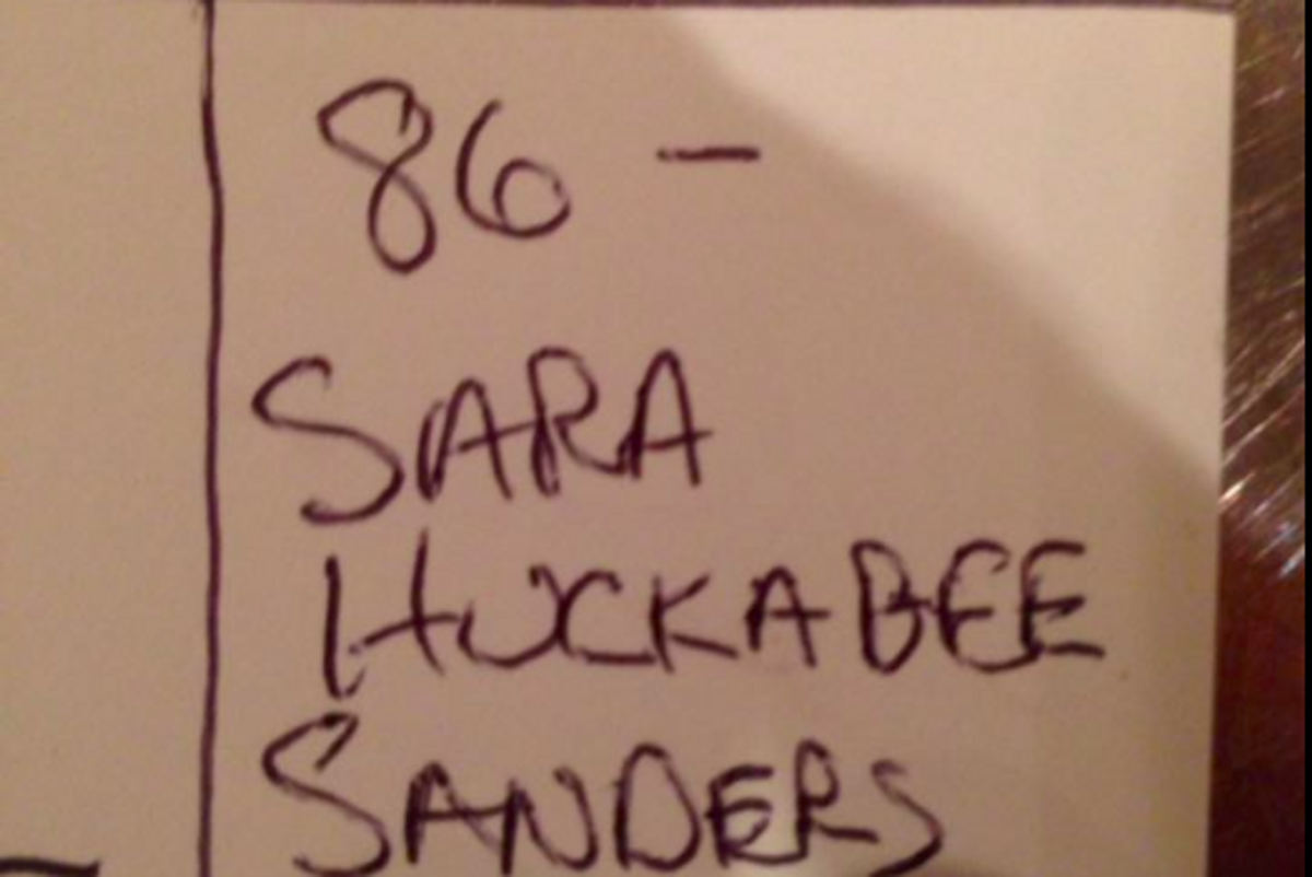 Hero Restaurant Gives Sarah Huckabee Sanders The Boot