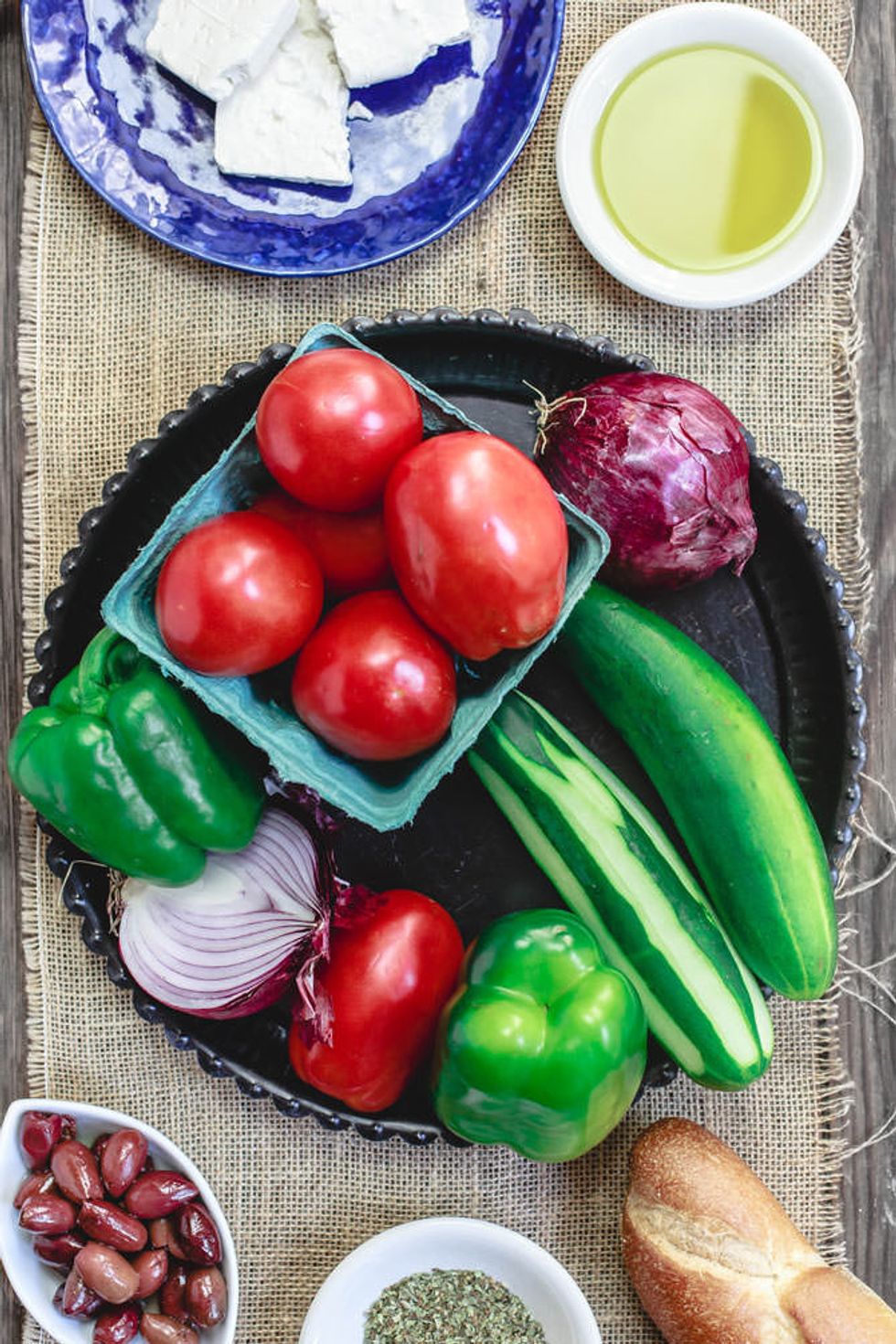 Best Salads From Around The World Greek Mediterranean Salad Ingredients