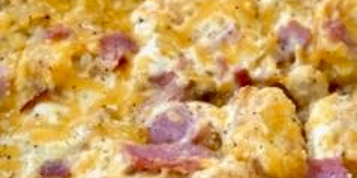 Ham and Cheese Tater Tot Casserole My Recipe Magic