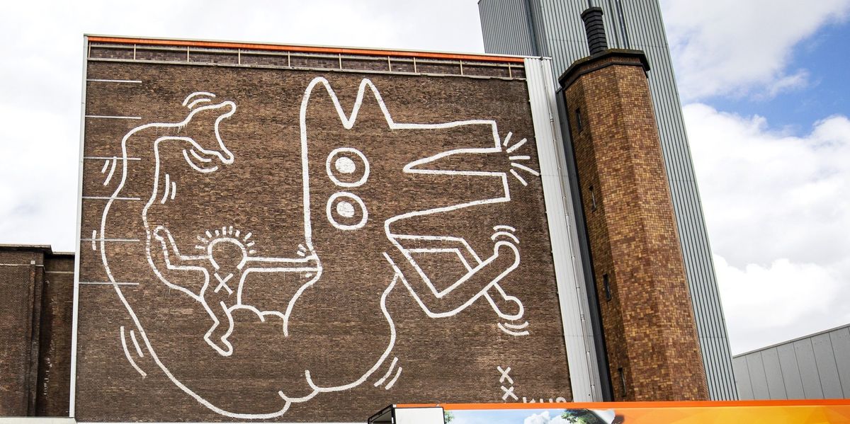 Keith Haring Mural Uncovered In Amsterdam