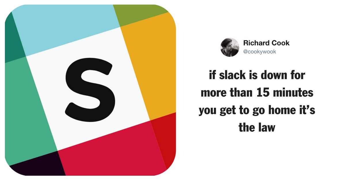 Slack Was Down For A While On Wednesday, And People Didn't Know What To Do With Themselves