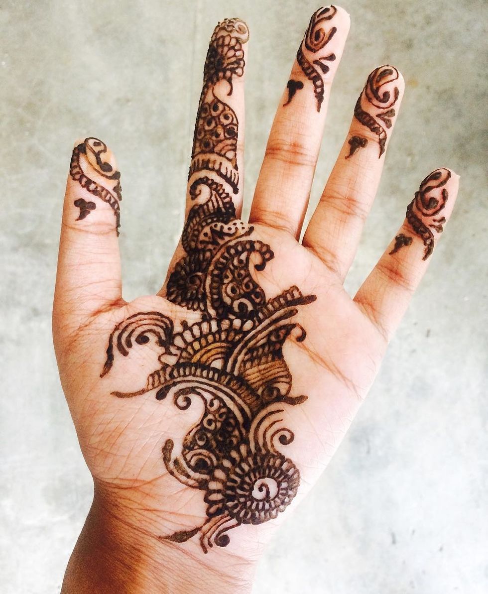 Cute Easy Henna Mehendi Designs For Beginners To Master