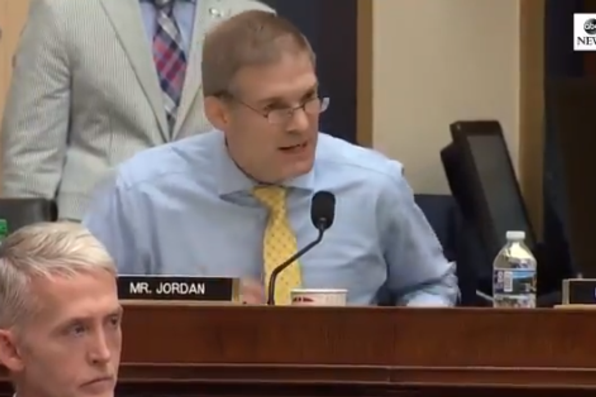 Rod Rosenstein Ready To Subpoena His Foot Up Jim Jordan's Ass