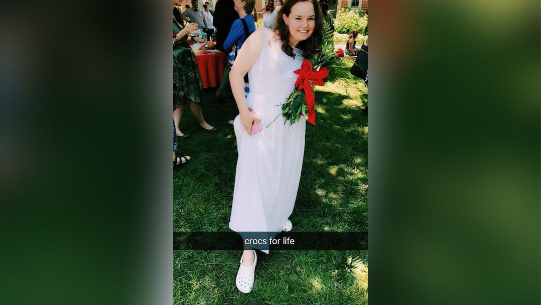 crocs wedding dress