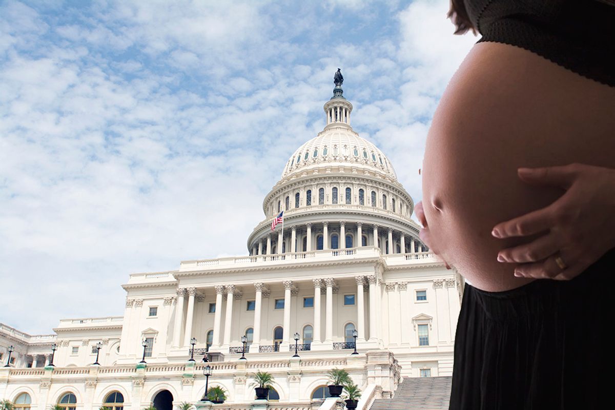 Congress, Pregnant, Woman
