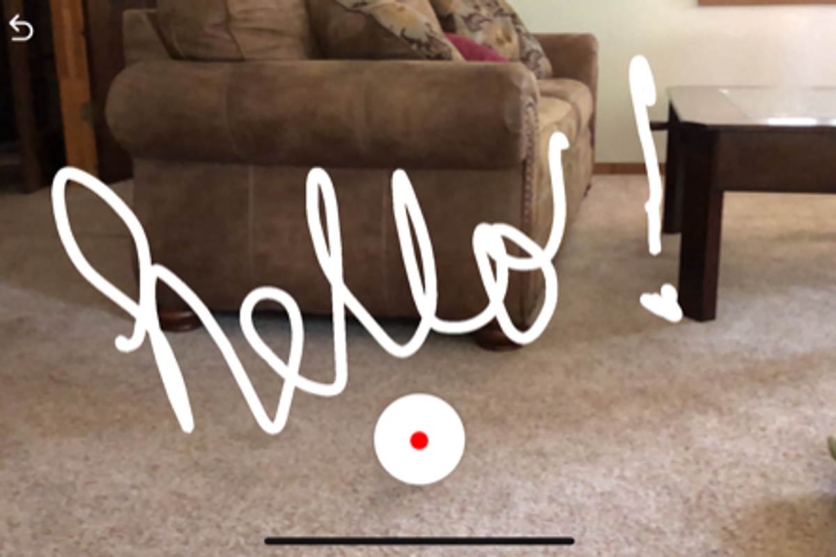 Just a line app augmented reality