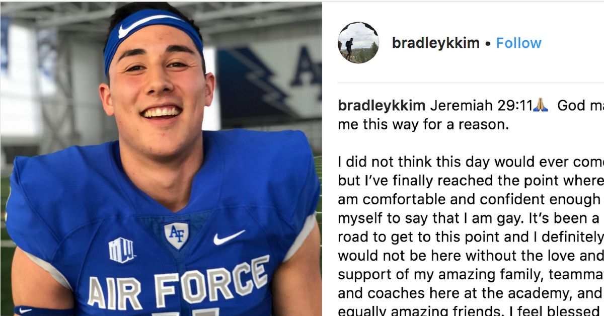 Air Force Football Player Becomes A Military Trailblazer After Coming Out In Emotional Instagram Post