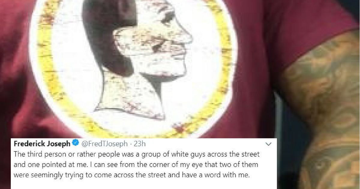 Man Uses Shirt To Call Out Racist Logos—And The Responses Are Hypocritical AF