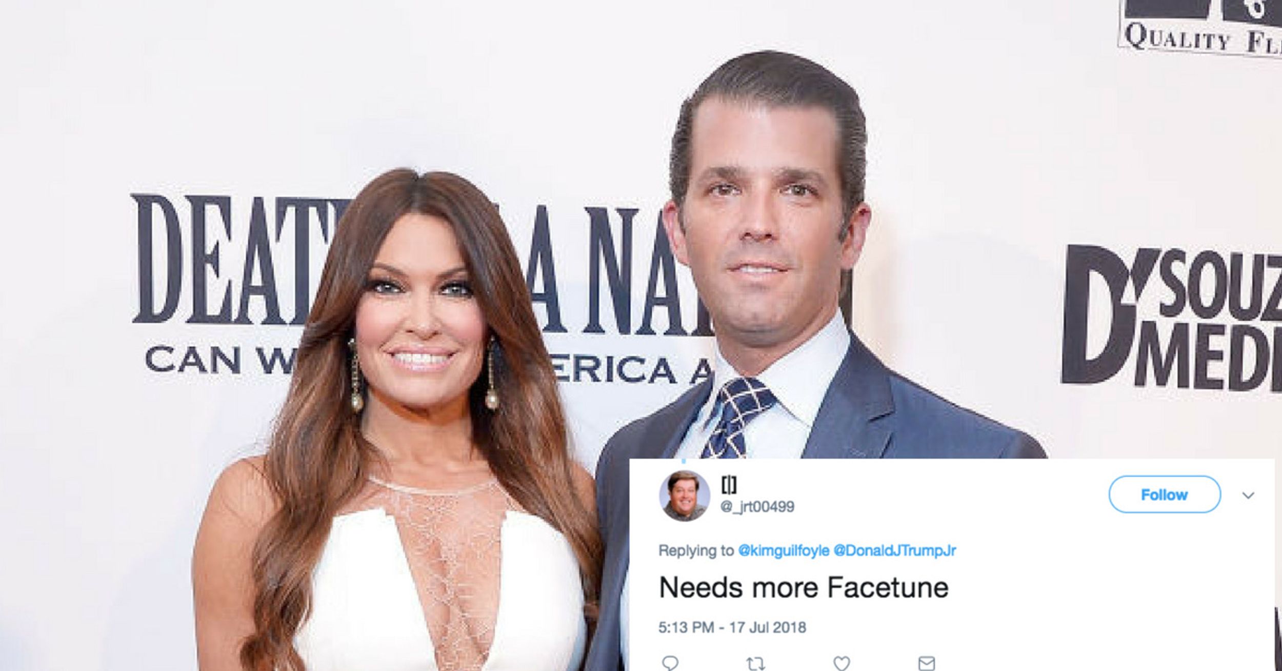 Airbrushed Photo Of Donald Trump Jr. And His New Girlfriend Gets Instantly And Savagely Meme'd 😂