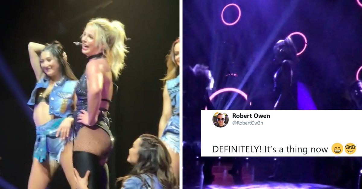 One Fan's Shouted Question To Britney Spears Has Quickly Become Concert Canon ðŸ˜�