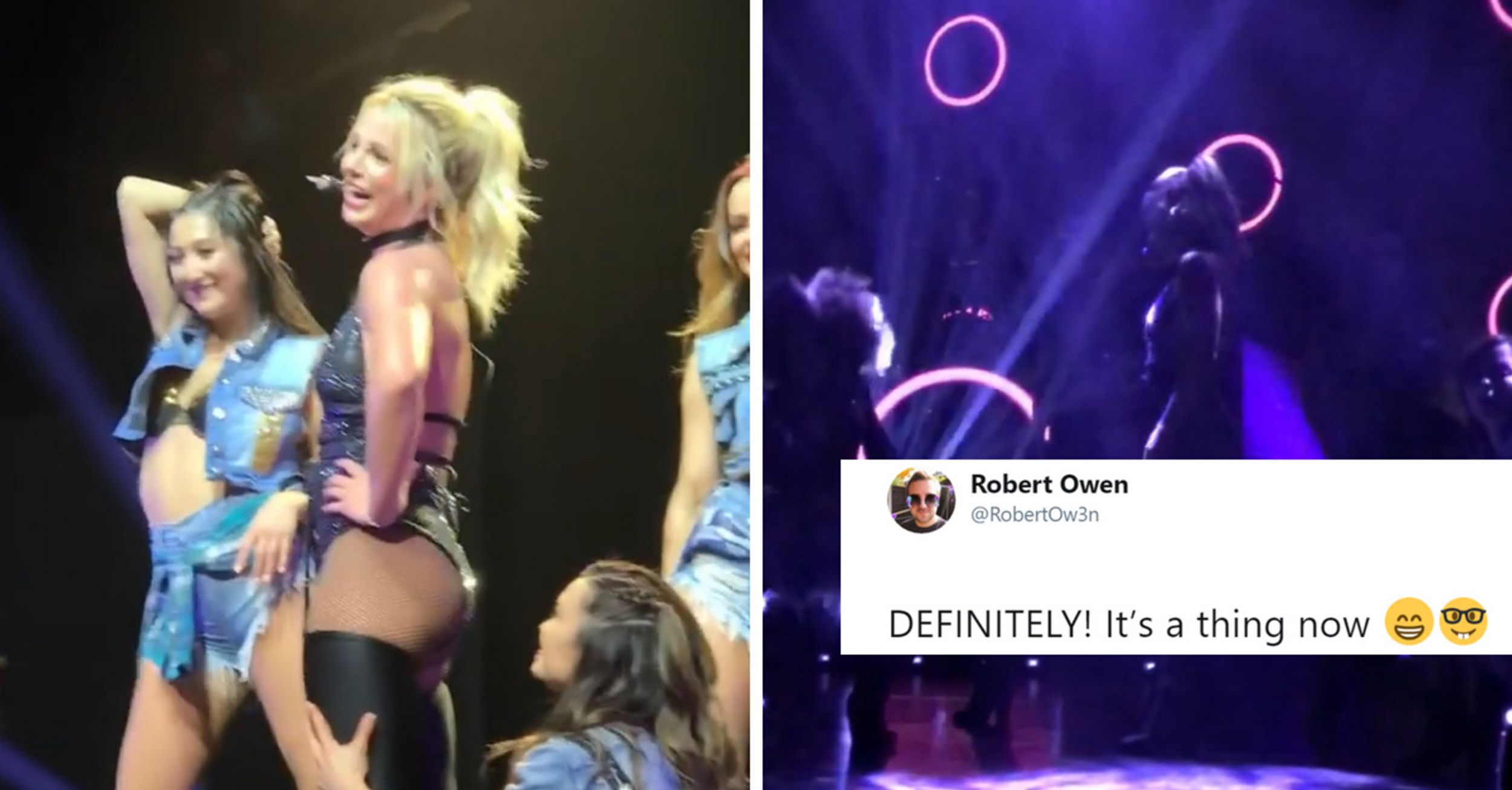 One Fan's Shouted Question To Britney Spears Has Quickly Become Concert Canon 😍