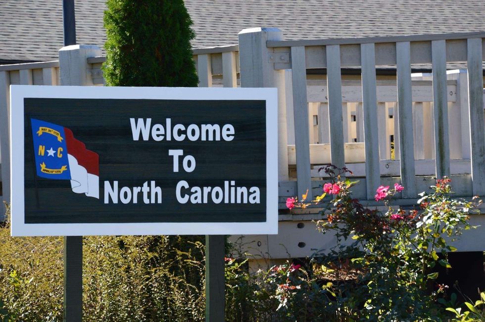 north carolina state sign