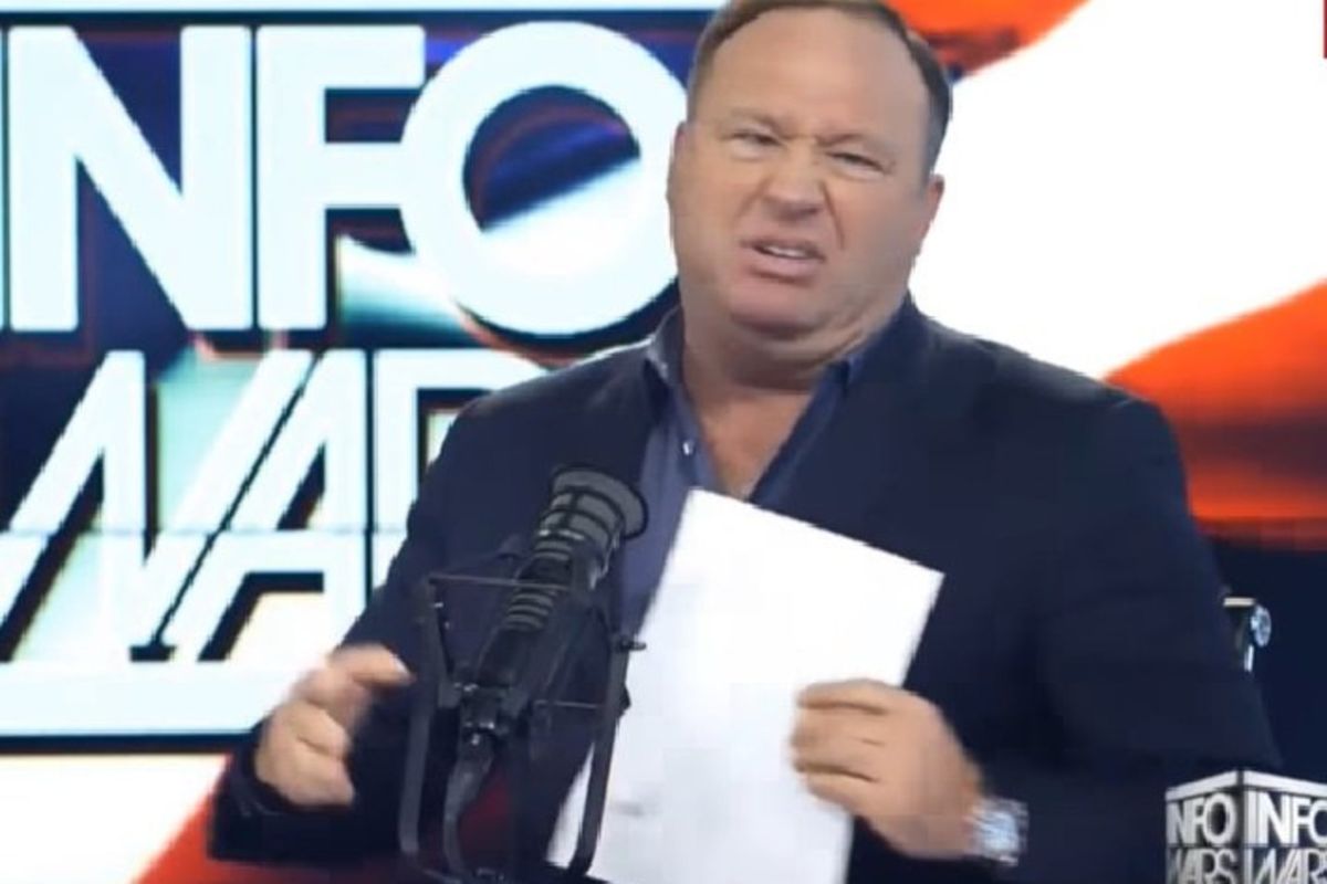 Alex Jones Now Slightly More Bankrupt Than Usual