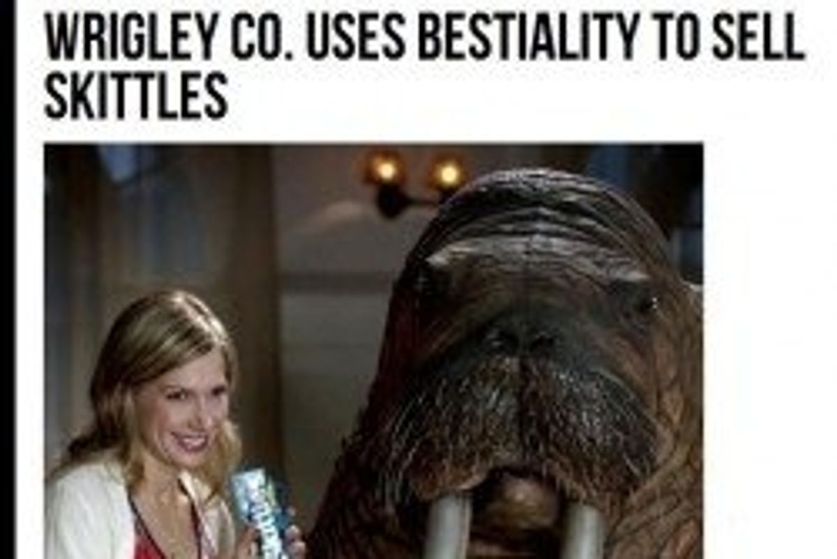 'Big Hollywood' Saves America from Candy And Chewing Gum Company's Pro-Bestiality Agenda