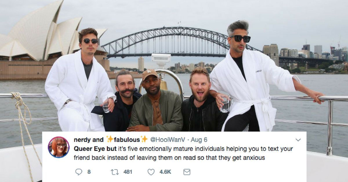 The 'Queer Eye But' Meme Imagines The Alternate Versions Of The Show We've All Been Waiting For ðŸ˜‚