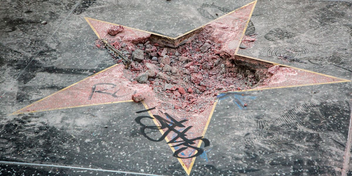 Trump Might Get Kicked Off the Hollywood Walk of Fame