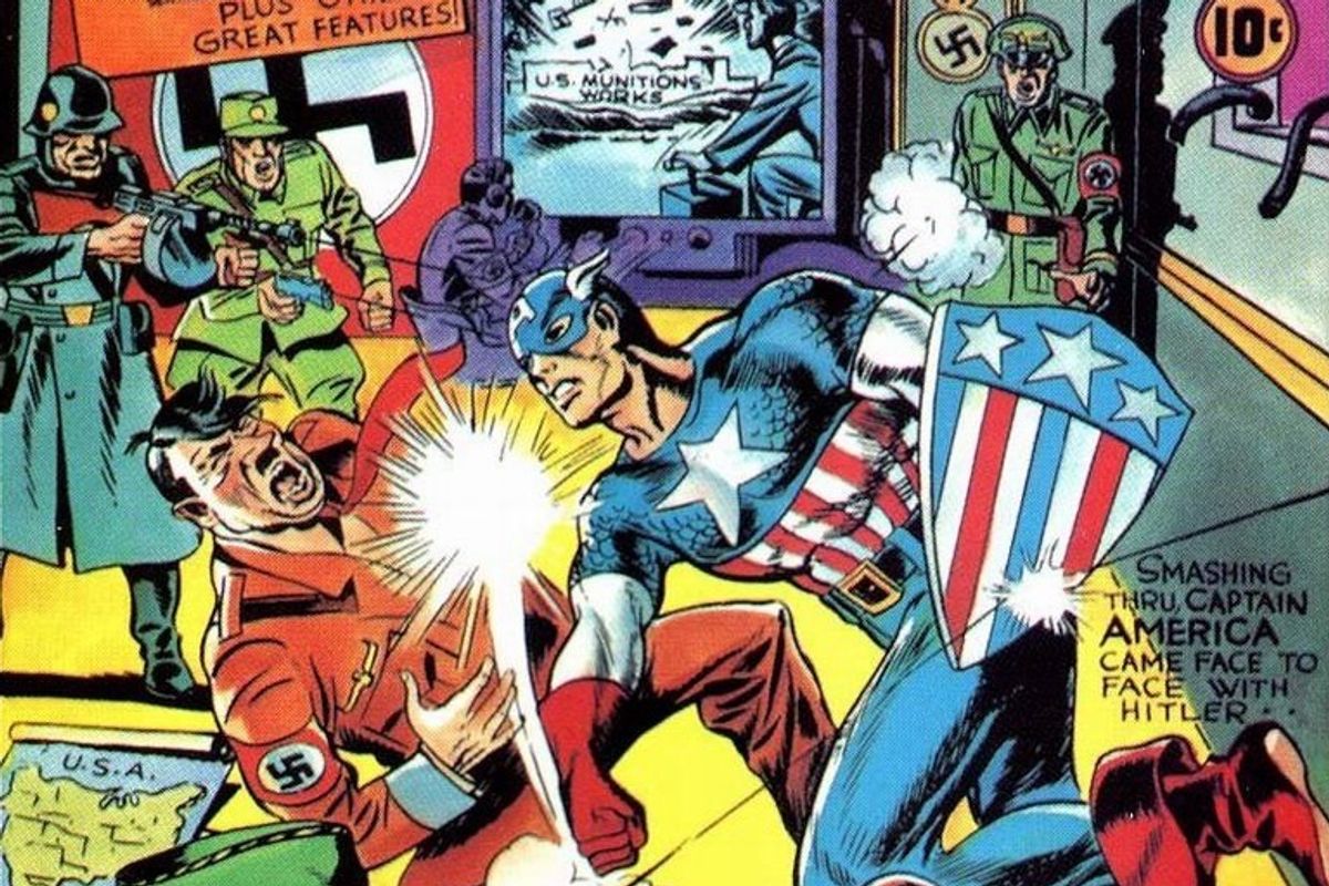 Dumb Rightwing Rag 'The Federalist' Forgot How Much Superheroes Like Punching Nazis