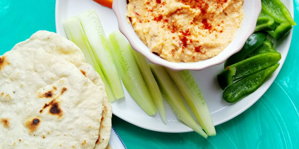 Hummus with Homemade Pita Bread My Recipe Magic