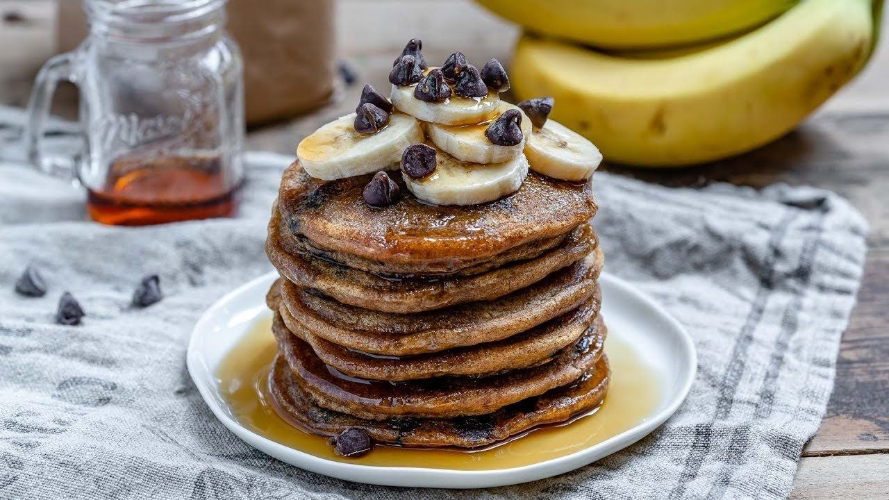 Vegan Chocolate Chip Pancakes