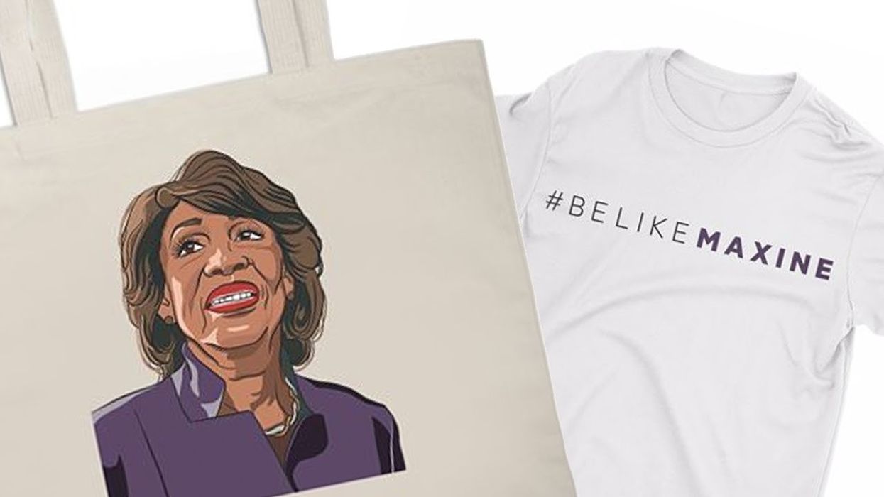 Need more hate? Check out this Maxine Waters-inspired tote bag.