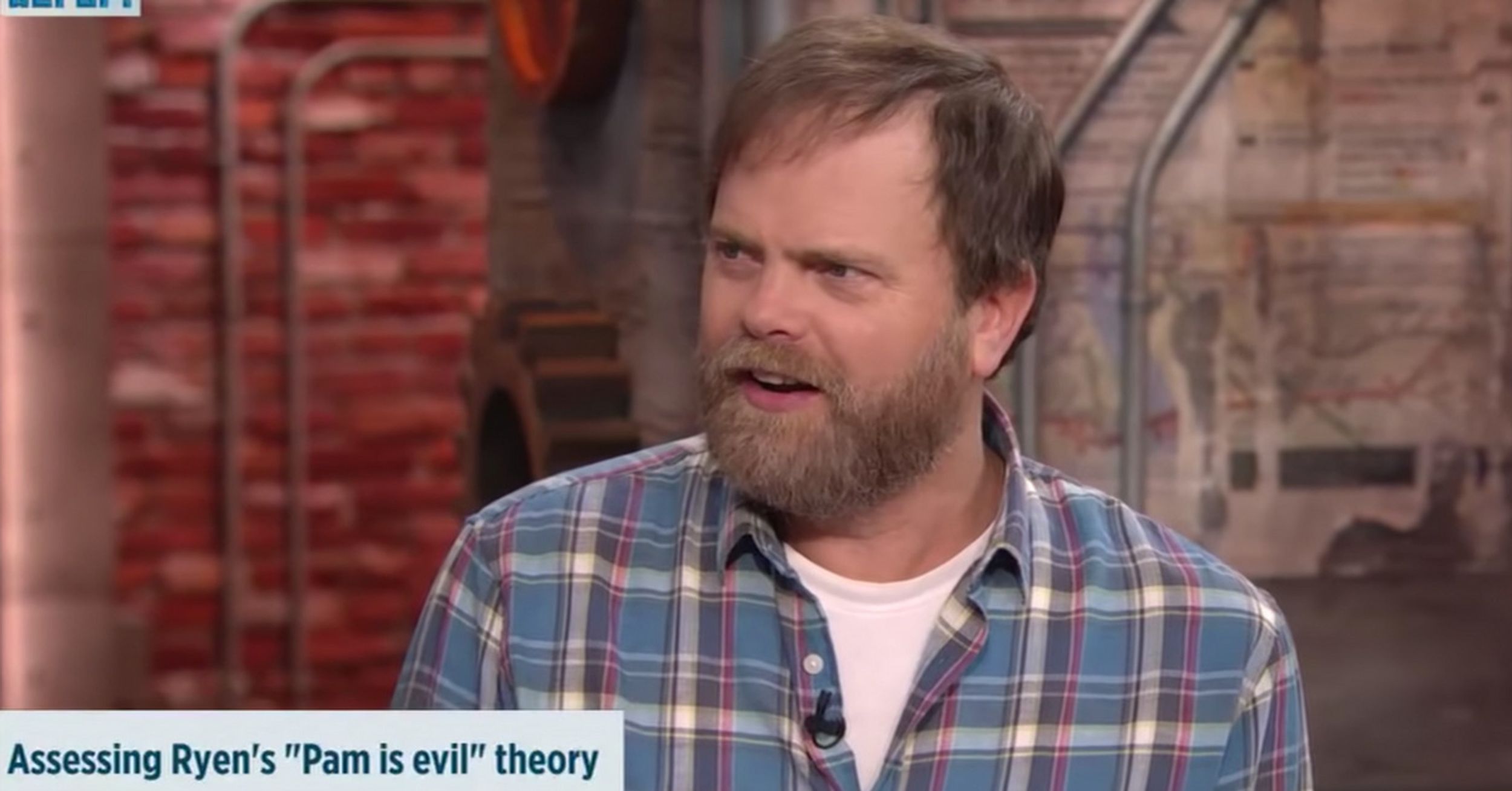Rainn Wilson's Reaction To ESPN Host's 'Office' Theory About Pam Being Secretly Evil Is Everything 😂