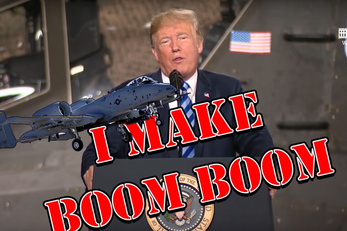 Trump Prefers Defense Bills That Weren't Captured. Wonkagenda For Tuesday, August 14, 2018