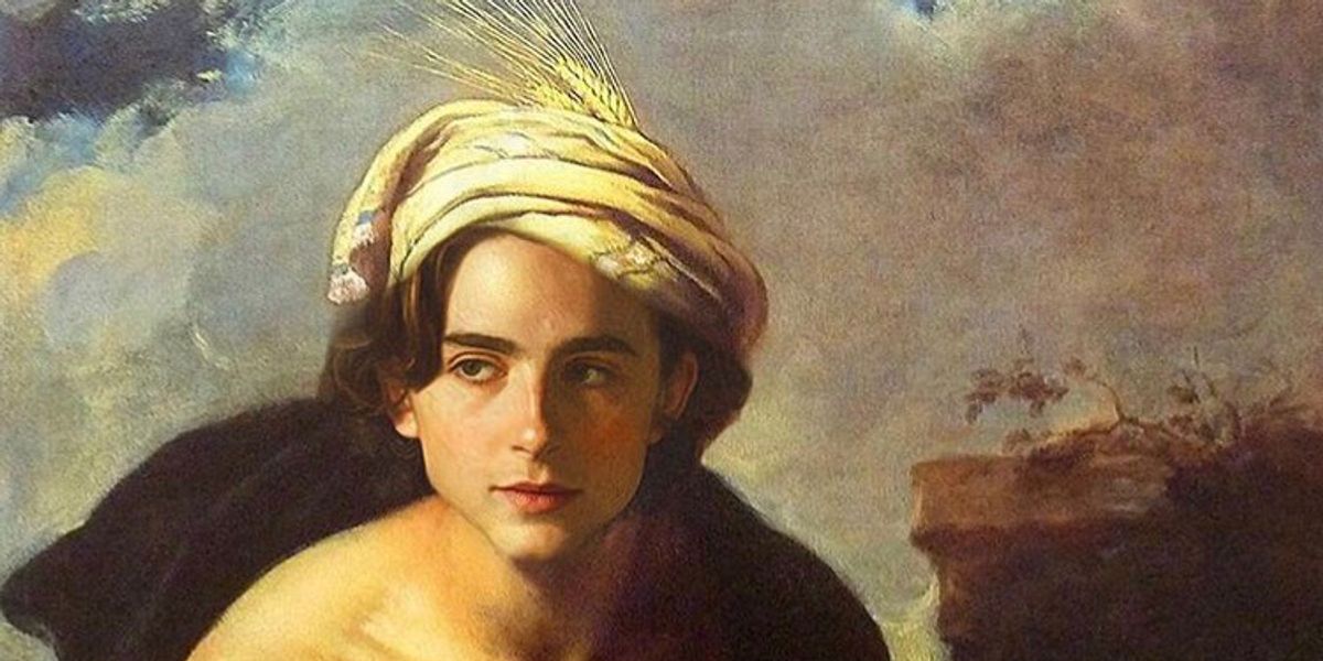 See Timothée Chalamet Photoshopped Into Classic Works Of Art Paper