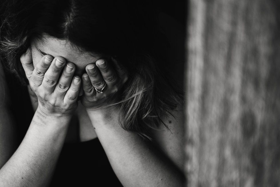 crying woman